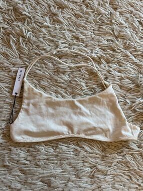 Forever 21 Seamless Cream Bralette Top